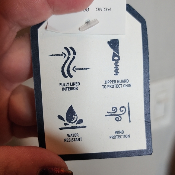 NWT Oshkosh 2-Piece Snowsuit Set Fleece Lined Blue Grey Coat Navy Bib M 5-6 - Picture 4 of 16